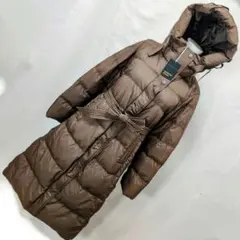 新品未使用　 美品　ロングダウンコート　Ｌ　美型　ITALY　MILANO