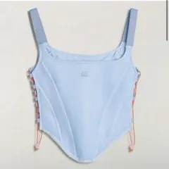 adidas MIAOU CORSET 水色 コルセットビスチェ XS 完売品のサムネイル