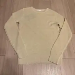 アーバンリサーチ クルーネックセーター クリーム色