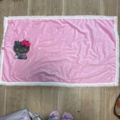 ハローキティ 大判ブランケット ピンク