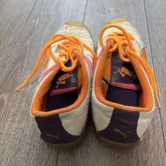 PUMA スニーカー ホワイト オレンジ ピンク パープル