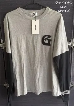 GOODENOUGHグッドイナフレイヤード長袖 TシャツロンT黒ネイビーL
