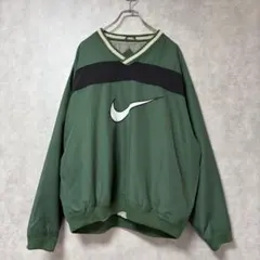 NIKE 90s 希少 ヴィンテージ ナイロン ジャケット グリーン XL