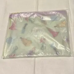 ディズニープリンセス　パーティーモーメント　ポーチ グリーン