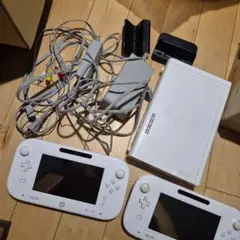 wiiu ホワイト　ゲームコントローラ付き　434A