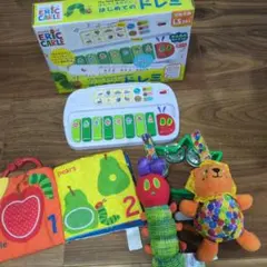 はらぺこあおむし　知育玩具セット 音楽ピアノ・ぬいぐるみ