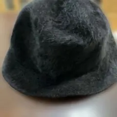 黒　ファーバケットハット サイズ57.5cm