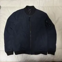 ネイビー MA-1ジャケット キルティングライニング