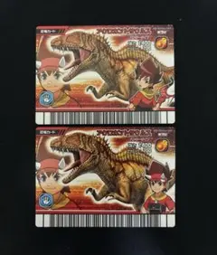 恐竜キング アロサウルス 絵違い+ノーマル 2枚セット - メルカリ