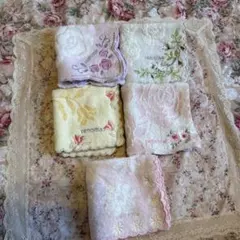レノマタオルハンカチ5枚セット③