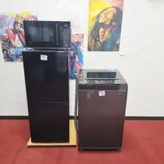 (75) 家電3点セット 冷蔵庫 洗濯機 電子レンジのサムネイル