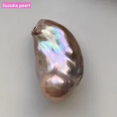 (訳あり加工不可値引き外)本真珠　淡水バロックパールルース31mm