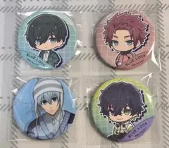 ブルーロック×まねきねこコラボ缶バッジ 糸師冴、凛、氷織羊、オリヴァ・愛空 4点