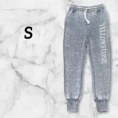 イエローストーン国立公園 ロゴ スウェットパンツ グレー 【S】カレッジプリント