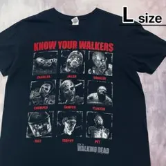 WALKING DEAD　Tシャツ　L　ブラック　プリント　ゾンビ　USA古着