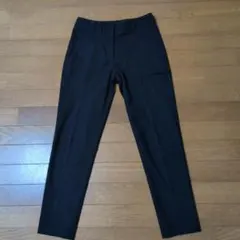 ネイビースラックス スリムフィット ベルトループ付き