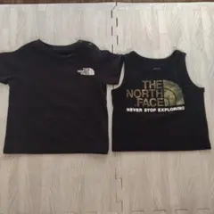 THE NORTHFACE 80cm 2枚セット　Tシャツ ノースリーブ