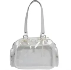 痛バッグ ミニ 痛バ シルバー　推し活 ブラック バック トートバッグ