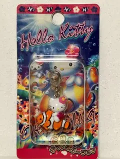 ご当地キティ　ハローキティ クマノミ ストラップ　沖縄限定　ファスナーマスコット