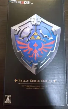 New 2DS LL 本体 ハイリアンシールドエディション　ハイリアの盾