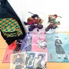 【新品】鬼滅の刃　アニプレックスくじ　C賞　義勇　炭治郎　E賞　F賞　バッグ付き