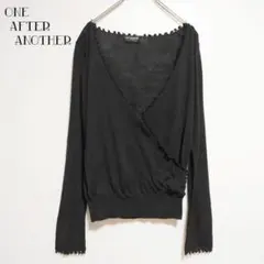ワンアフターアナザー ニット セーター ウール50％ トップス 薄地 カットソー