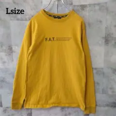 FAT Lsize 長袖カットソー ヘヴィウエイト マスタードイエローのサムネイル
