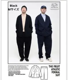 ATHLETIC FORMAL DOUBLE SUIT×金子恵治 ブラックM - メルカリ