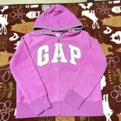 美品✨GAP KIDS✨ジップアップパーカー 150㎝ フード付 ピンク