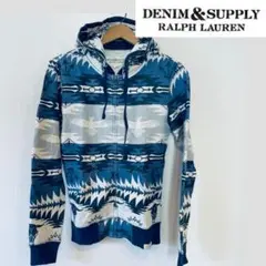 【美品】Denim & Supply Ralph Laurenパーカー Blue