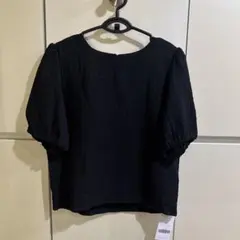 fifth パフスリーブ トップス ブラックのサムネイル