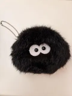ジブリ まっくろくすけ ファーポーチ キーホルダー