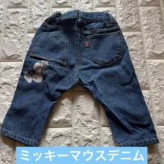 BREEZE ミッキーマウスデニムパンツ　 ズボン　80cm