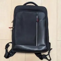 フジタカ 定価49500円 黒レザーリュック 牛革 A4スリム ビジネス 