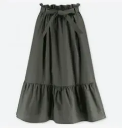 新品♡Mサイズ ハイウエスト リボンフリル スカート