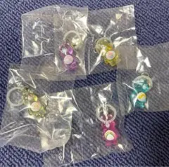 ケアベア めじるしアクセサリー クリアマスコットチャーム　ガチャ