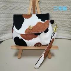 ハンドメイド ぷっくりポーチ(ストラップタイプ)