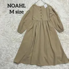 NOAHL ピーチスキン2wayリボンワンピース《cocoさんコラボ》 モカ￼
