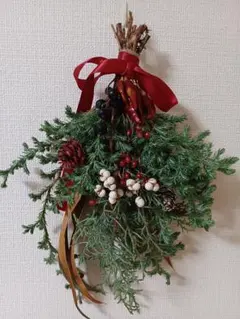 クリスマススワッグ インテリア