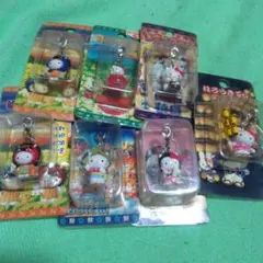 キティ　コレクター大人気　ファスナーマスコット　７個