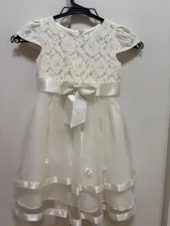 キッズ フォーマルドレス ホワイト 110cm 女の子のサムネイル