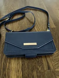 iPhone13ミニカバー　財布型　ストラップ付き