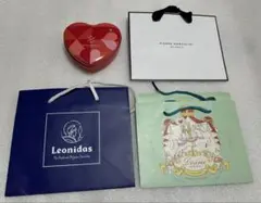 ピエールマルコリーニ　ハート型空缶&専用ショッパーセット　バレンタインおまけ袋付