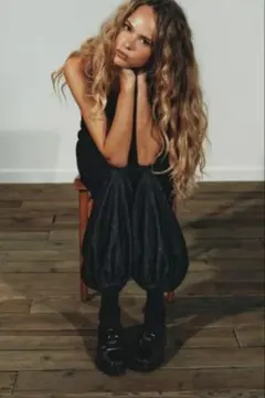 ZARA ペニーローファー 37 ブラック