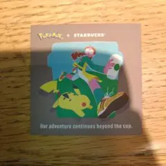 Pokémon + STARBUCKS ステッカー