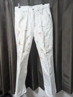 HARD TWIST DENIM HAND PAINTED 5P PANTS