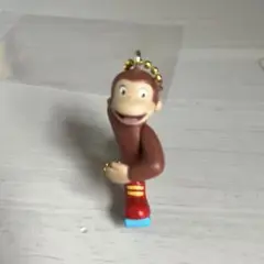 おさるのジョージ　ローラースケート キーホルダー