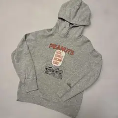 ユニクロ　UNIQLO UT ピーナッツ　チャーリーブラウン　パーカー グレー