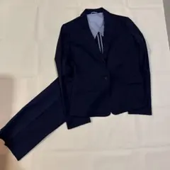 スーツセレクト　セットアップ　パンツ　ネイビー　11号　美品✨ウォッシャブル
