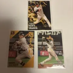 【ソフトバンク】プロ野球チップス2024.202トレーディングカード 3枚セット